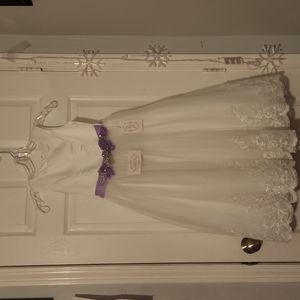Formal Size 2-12 Girl Dress + Matching Headwear